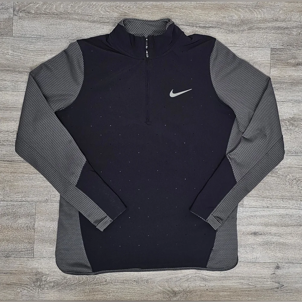 Women's Nike AeroReact Hybrid 1/2 Zip Running Jacket Pullover-Size XL - Picture 5 of 7